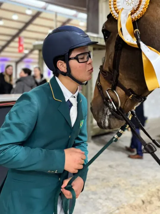 Peter G., IWS student and international show jumper